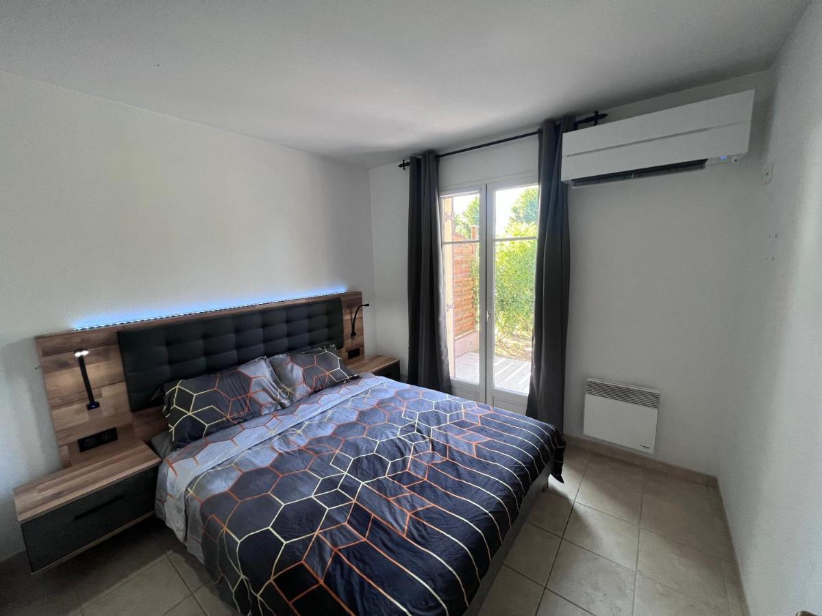 Appartement T2 Avec Jardin Prive, Piscine Et Barbecue Lorgues Kültér fotó
